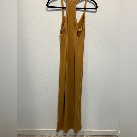 Camel Color - Racerback Maxi Dress | Minimal Slip Dress | Size L | Capella - Picture 3 of 3